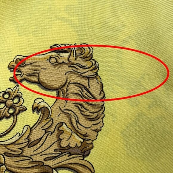 HERMES Yellow Scarf - Picture 9 of 13